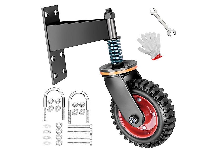 XERSEK Schwerlastrolle Robuste Federbelastete Torrollen Gummi 360° Torlaufr günstig online kaufen