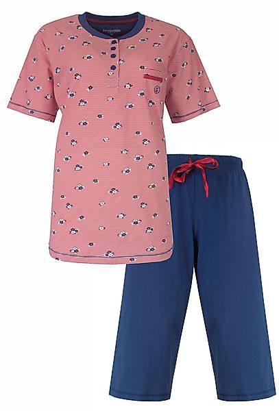Irresistible Schlafanzug Damen Pyjama mit Caprihose günstig online kaufen