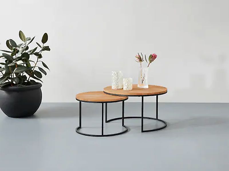 Home affaire Couchtisch Set, Zwei Couchtische im Set, 2 Stk. tlg. günstig online kaufen