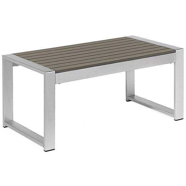 Beliani Couchtisch SALERNO Dunkelgrau 50x90x42 günstig online kaufen