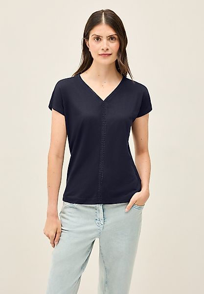 Cecil T-Shirt, in Unifarbe günstig online kaufen