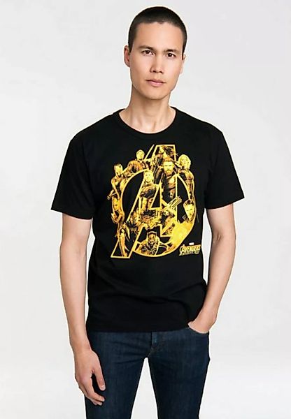 LOGOSHIRT T-Shirt Avengers Infinity War mit Front-Print günstig online kaufen