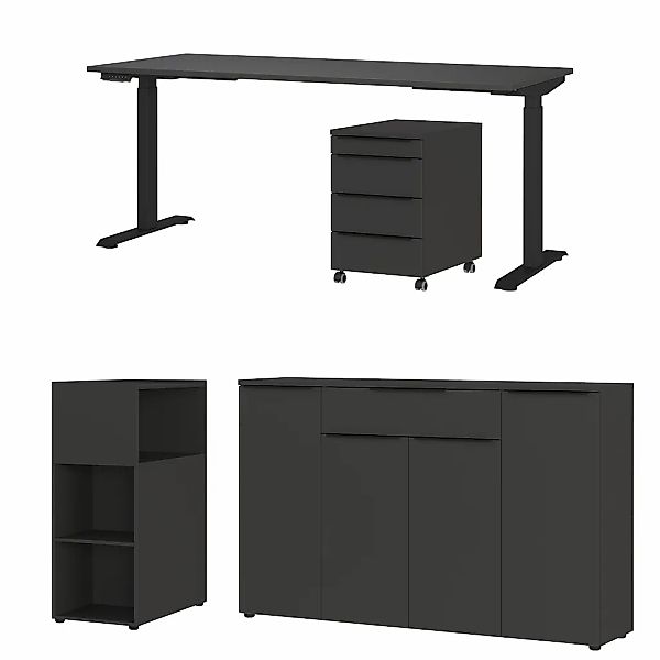 GERMANIA "Mailand" 4 Stk. tlg. inkl. Schreibtisch, Rollcontainer, Raumteile günstig online kaufen