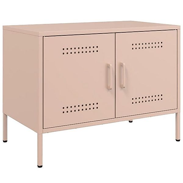 vidaXL TV-Schrank TV-Schrank Rosa 68x39x50,5 cm Stahl (1-St) günstig online kaufen