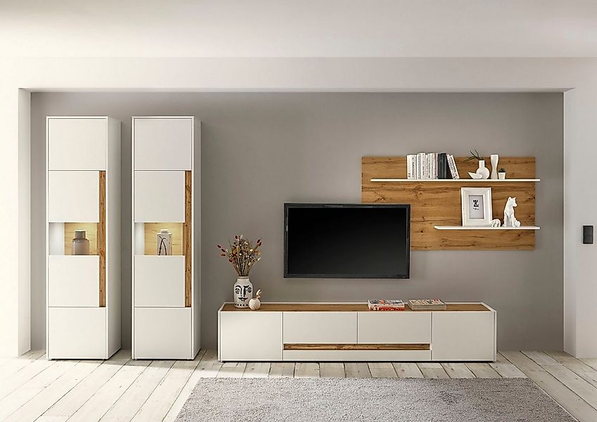 INOSIGN Wohnwand City/Giron, moderne Anbauwand, Komplettset in vielen Farbe günstig online kaufen