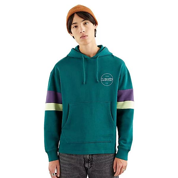 Levi´s ® Blocked Open Hem Sweatshirt Mit Reißverschluss S Color Block Fores günstig online kaufen