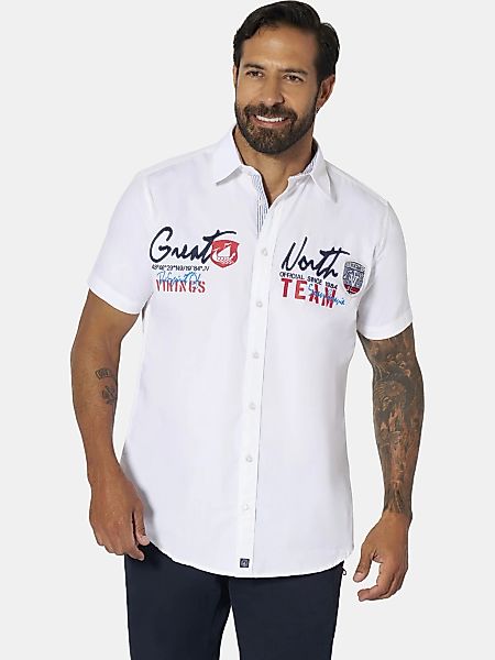 Jan Vanderstorm Kurzarmhemd "Kurzarmhemd FREYDIS" günstig online kaufen