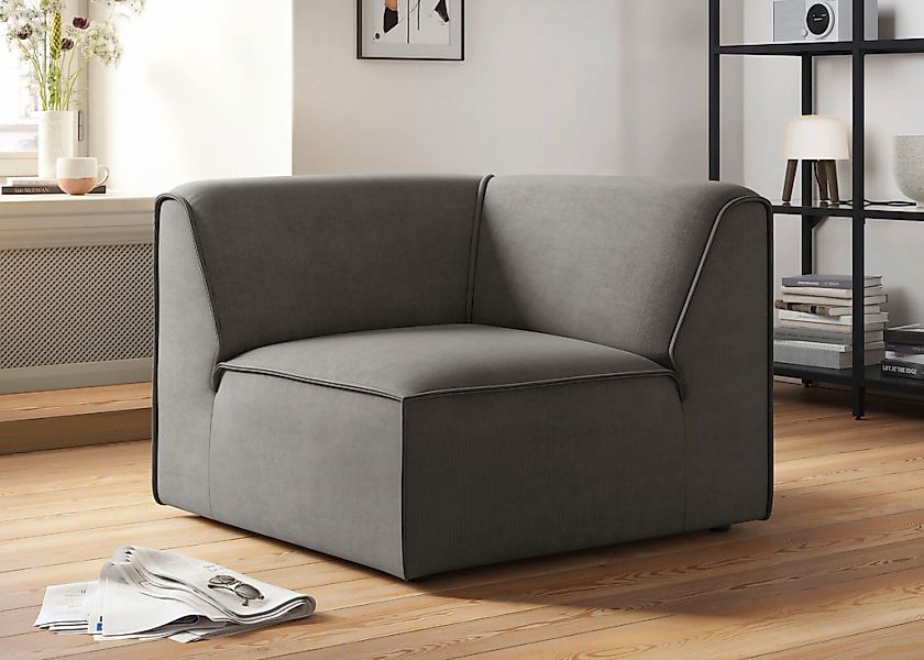 RAUM.ID Sofa-Eckelement "Merid, Sofaelement, Maße B/T/H: 97/97/46 cm", als günstig online kaufen