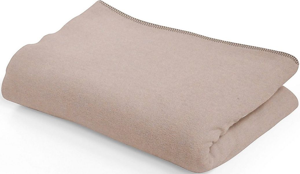 Wohndecke Kuscheldecke, SETEX, mit Ziernaht in Melange-Optik, Kuscheldecke günstig online kaufen