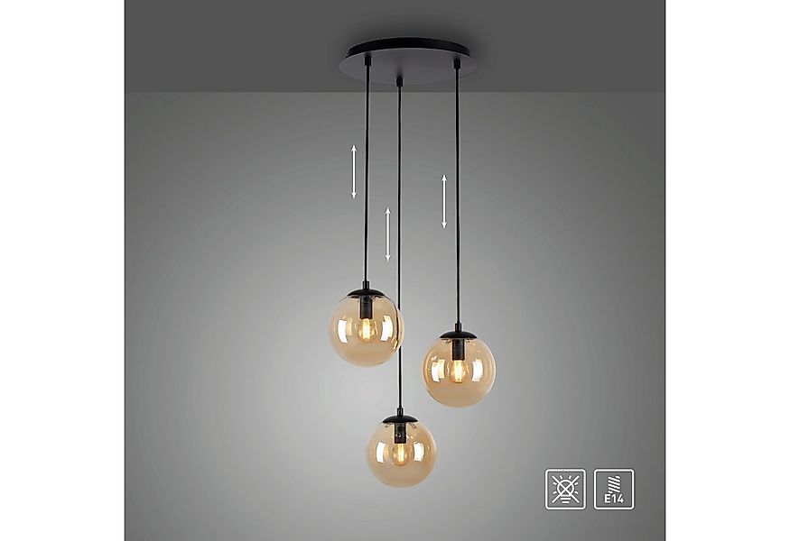 my home Pendelleuchte Nymölle, ohne Leuchtmittel, Hängeleuchte mit großen G günstig online kaufen