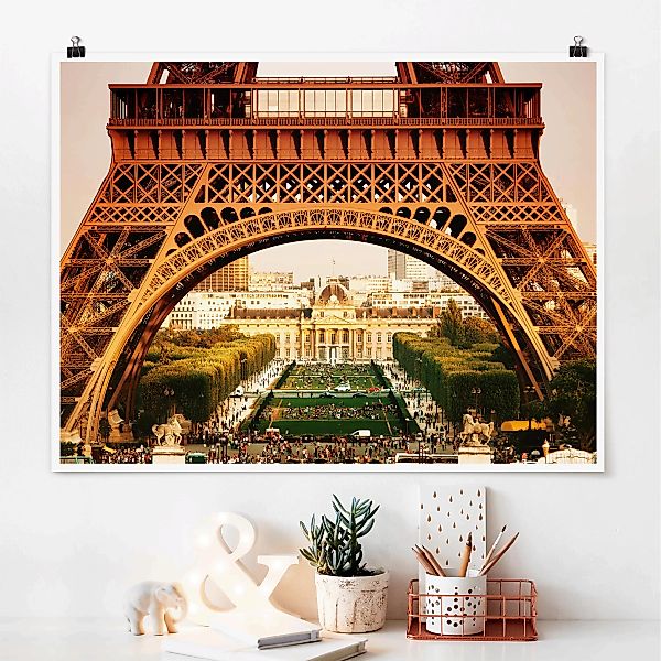 Poster Architektur & Skyline - Querformat Französischer Ausblick günstig online kaufen