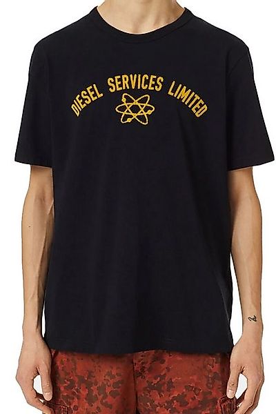 Diesel T-Shirt Diesel T-Just-C4 Herren T-Shirt Rundhals Kurzarm Schwarz (M) günstig online kaufen