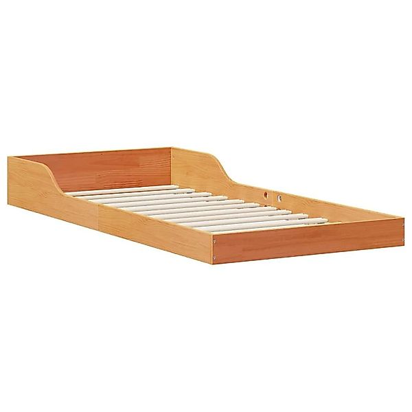 vidaXL Bett Bettgestell Wachsbraun 75 x günstig online kaufen
