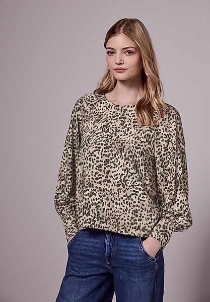 STREET ONE STUDIO Langarmbluse aus softer günstig online kaufen