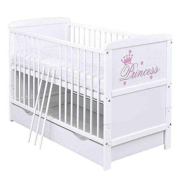 Baby-Delux Babybett Natalie Princess Bettkasten, Kinderbett günstig online kaufen