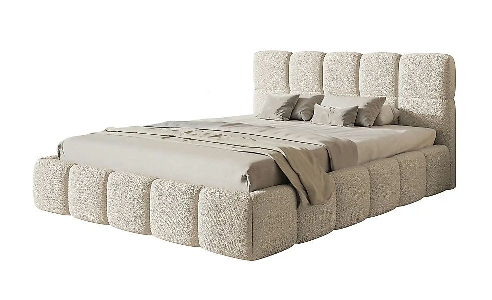 Selsey Polsterbett mit Bettkasten Cloudy ¦ beige ¦ Maße (cm): B: 220 H: 96 günstig online kaufen