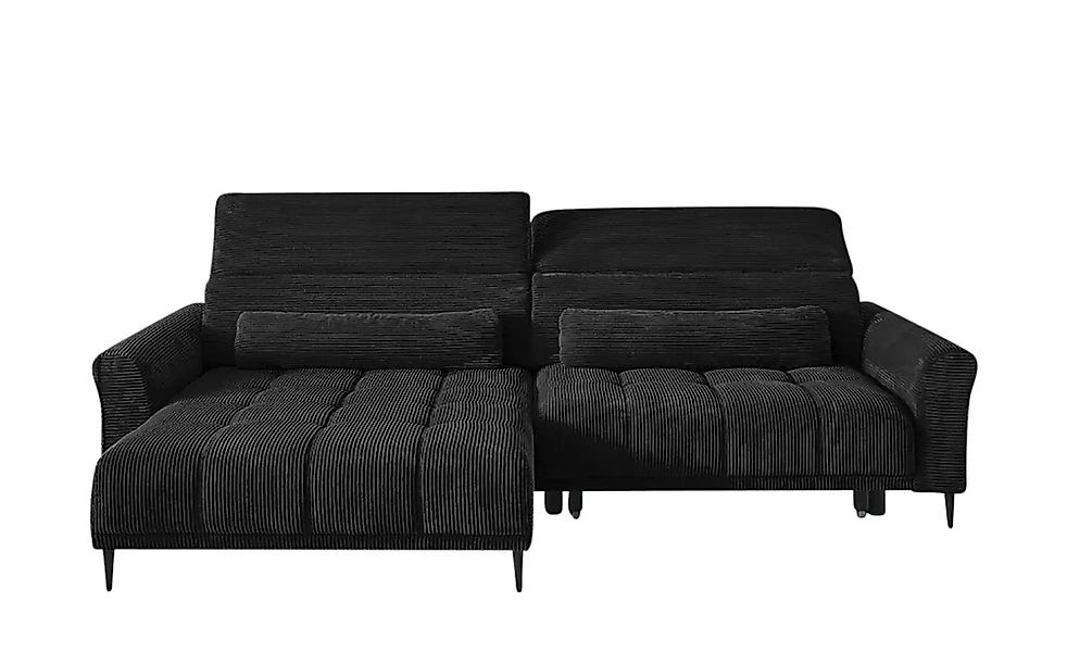 Ecksofa  Logan ¦ schwarz ¦ Maße (cm): B: 277 H: 80 T: 179.0 Polstermöbel > günstig online kaufen