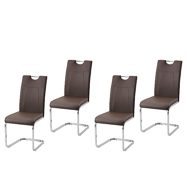 HTI-Line Freischwinger Schwingstuhl KellyC PU 4er günstig online kaufen