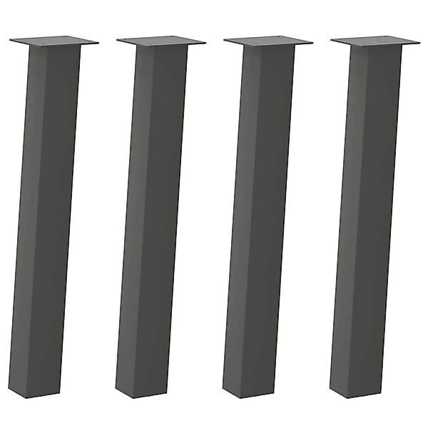 vidaXL Konsolentischbeine 4 Stk Anthrazit 72 cm Stahl 4012506 günstig online kaufen
