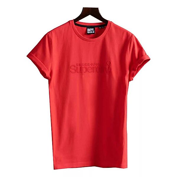 Superdry Core Logo Tonal Kurzarm T-shirt M Grapefruit günstig online kaufen