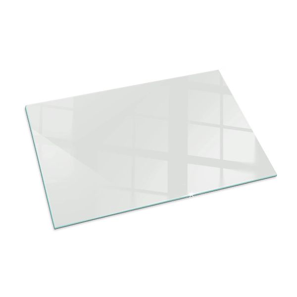 Tulup Glasplatte für Kamin Grau Kamin Glasplatte Rechteck 100x70 cm Grau Gl günstig online kaufen