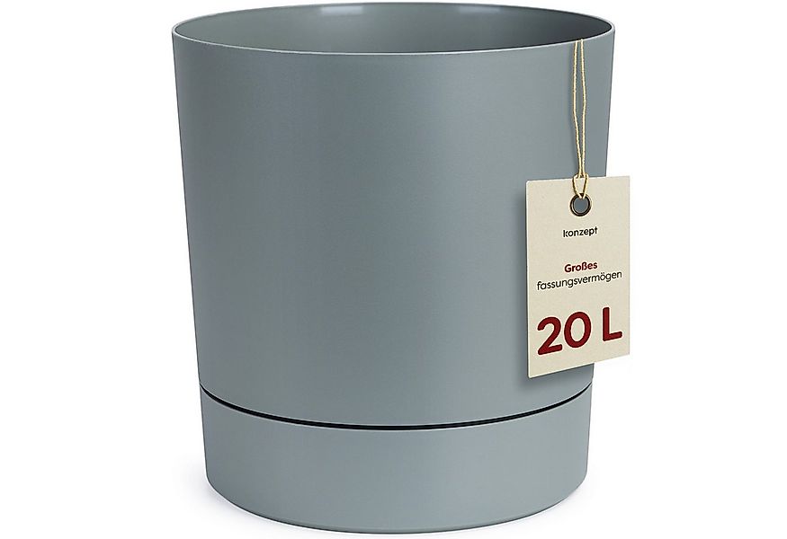 KONZEPT Blumentopf mit Untersetzer, großer Übertopf aus Kunststoff für Zimm günstig online kaufen