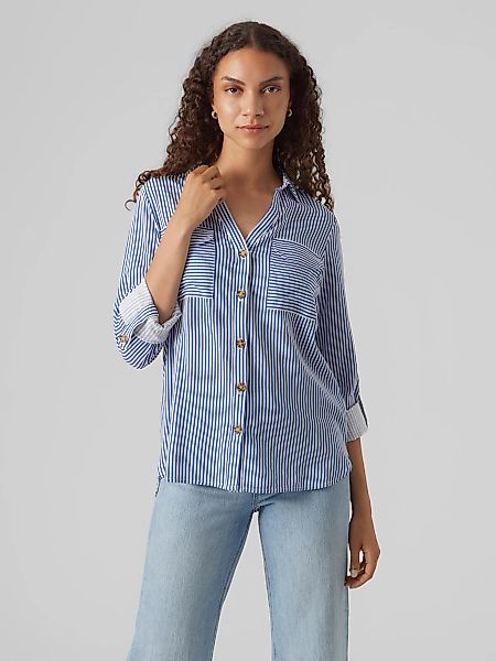 Vero Moda Hemdbluse VMBUMPY L/S SHIRT NEW WVN GA NOOS Viskose, regular fit günstig online kaufen