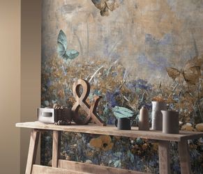 Fashion for walls Fototapete "Magic Meadow" floral glatt Phthalate frei günstig online kaufen
