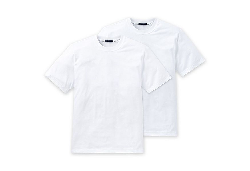 Schiesser Unterhemd Herren T-Shirt 2er Pack Baumwolle American T-Shirt (Pac günstig online kaufen