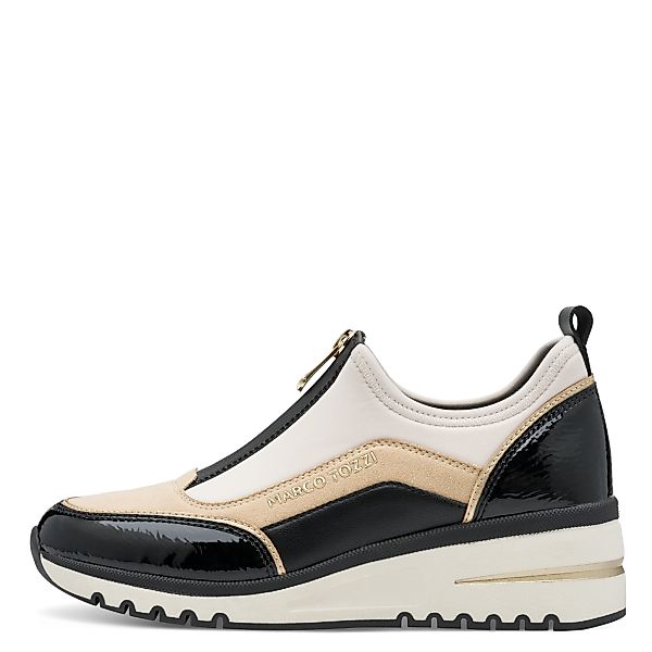 MARCO TOZZI Slip-On Sneaker, Keilabsatz, Halbschuh, Freizeitschuh mit Front günstig online kaufen