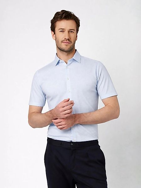 DESOTO Kurzarmhemd "Casual Kent 1/2" Kentkragen, Jerseyhemd, slim fit, fein günstig online kaufen