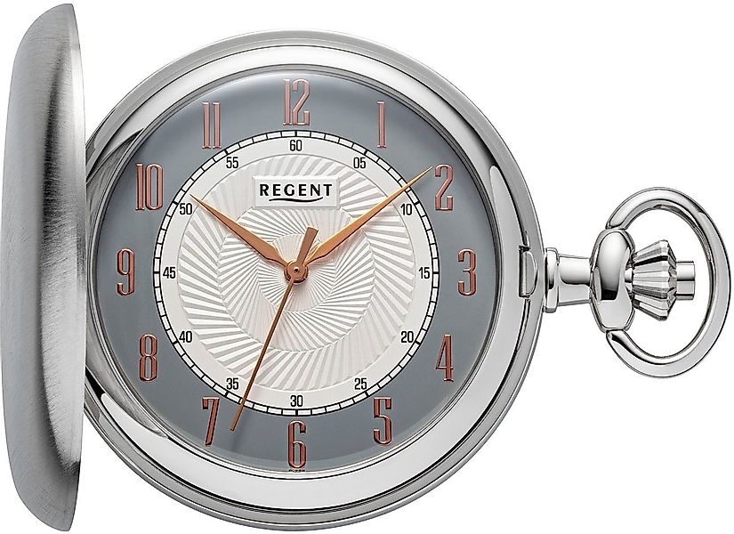 Regent Taschenuhr P728, (Set, 2-tlg., mit Kette), Quarzuhr, Herrenuhr, Acry günstig online kaufen