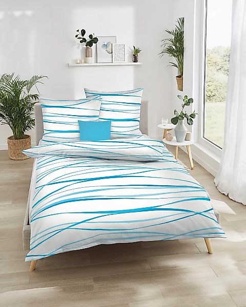 Kaeppel Bettwäsche "MOTION, IN GR. 135X200, 155X220 ODER 200X200 CM, MIT RE günstig online kaufen