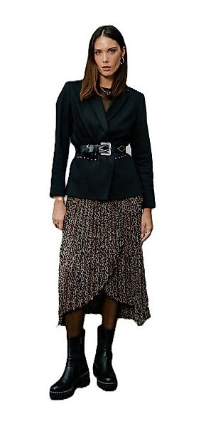 Freeman T. Porter Midirock Josepha Soft Leo - Plissierter Rock günstig online kaufen