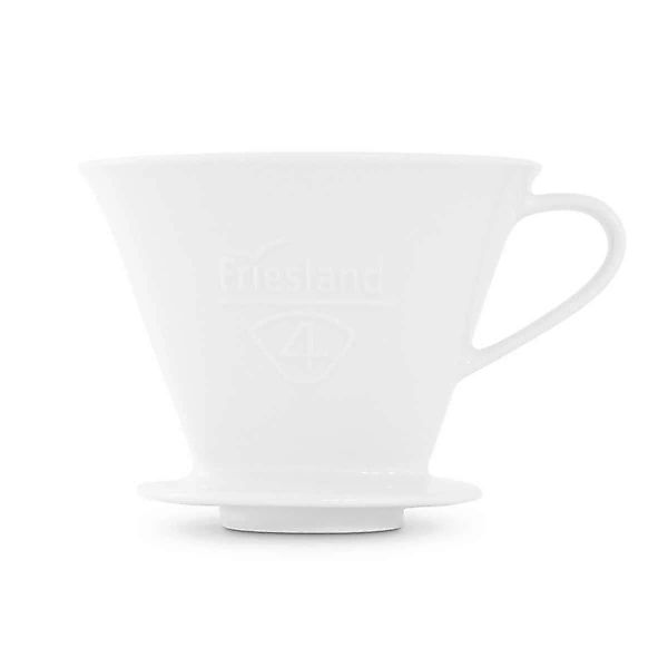Friesland Kaffee - Kannen und Filter Kaffeefilter weiß 1x4 / 1-Loch Ausführ günstig online kaufen