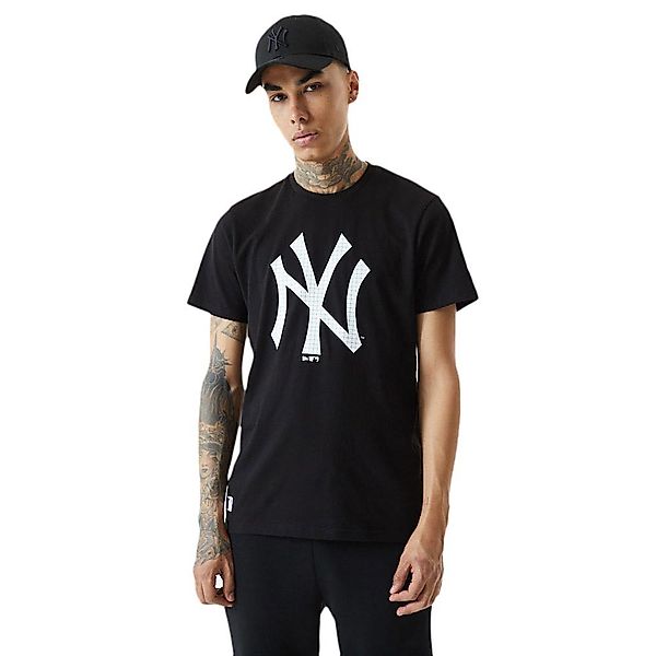 New Era Mlb Infill Team Logo New York Yankees Kurzärmeliges T-shirt XL Blac günstig online kaufen