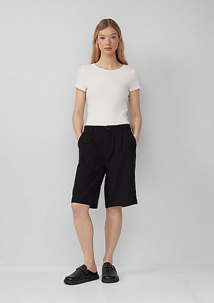 QS Shorts Bermuda aus Viskosemix günstig online kaufen