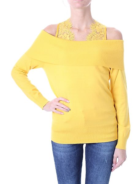 LIU JO Sweatshirt Damen gelb poliammide günstig online kaufen