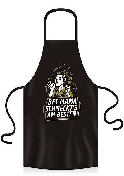 YORA Grillschürze für Frauen lustig - Bei Mama schmeckts am besten, (Set, 2 günstig online kaufen