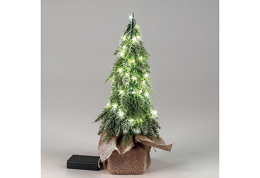 Kunstblume Tannen, formano, Höhe 36 cm, Mit Timerfunktion, Grün, Motiv: Ros günstig online kaufen