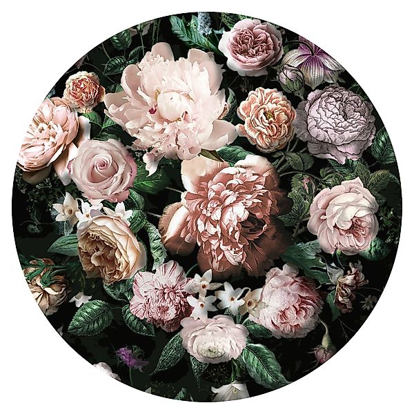 Komar Vlies Fototapete Flower Couture Selbstklebend Ø 125 cm günstig online kaufen