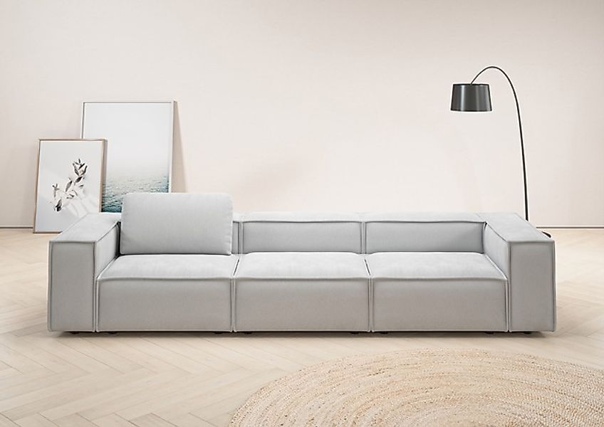 Home affaire 3,5-Sitzer »Watertown, modernes Big-Sofa XXL, 336 cm Breite, a günstig online kaufen