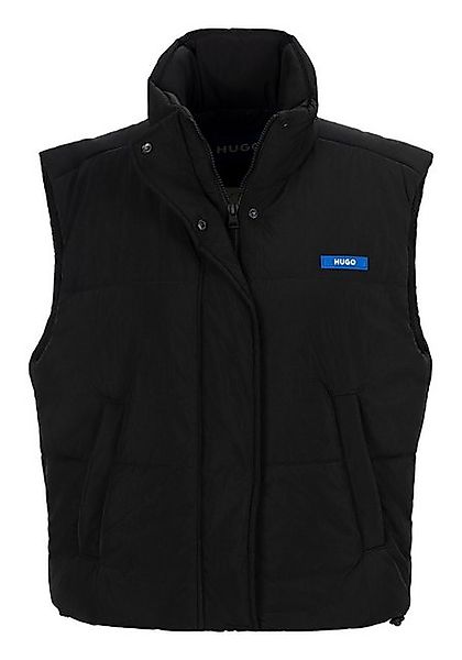 HUGO Blue Kurzweste Fae-1_B mit Hugo Silicon Badge auf der Brust günstig online kaufen