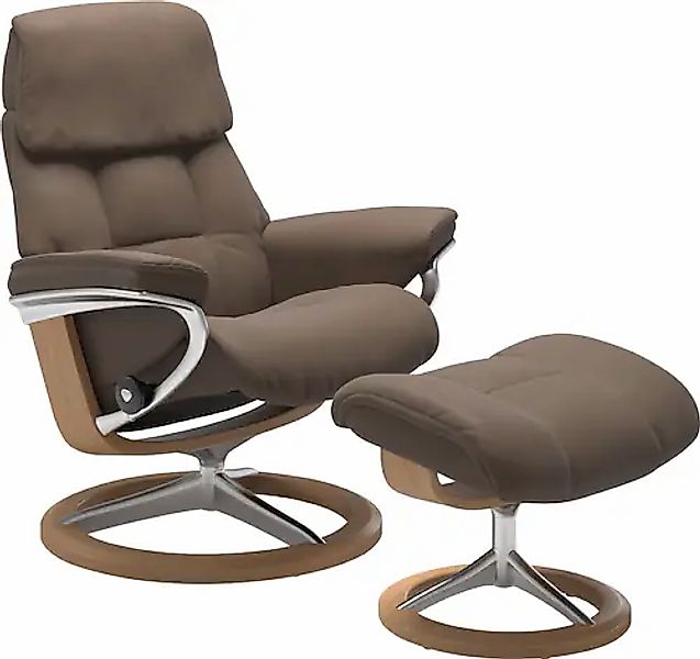 Stressless® Hocker »Ruby« mit Signature Base, Gestell Eiche, Wenge, Braun & günstig online kaufen