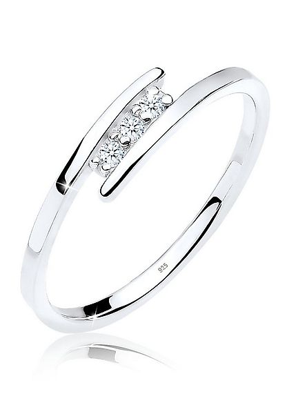Elli DIAMONDS Verlobungsring Diamant Weiß Brillantschliff (0.045ct) 925 Ste günstig online kaufen