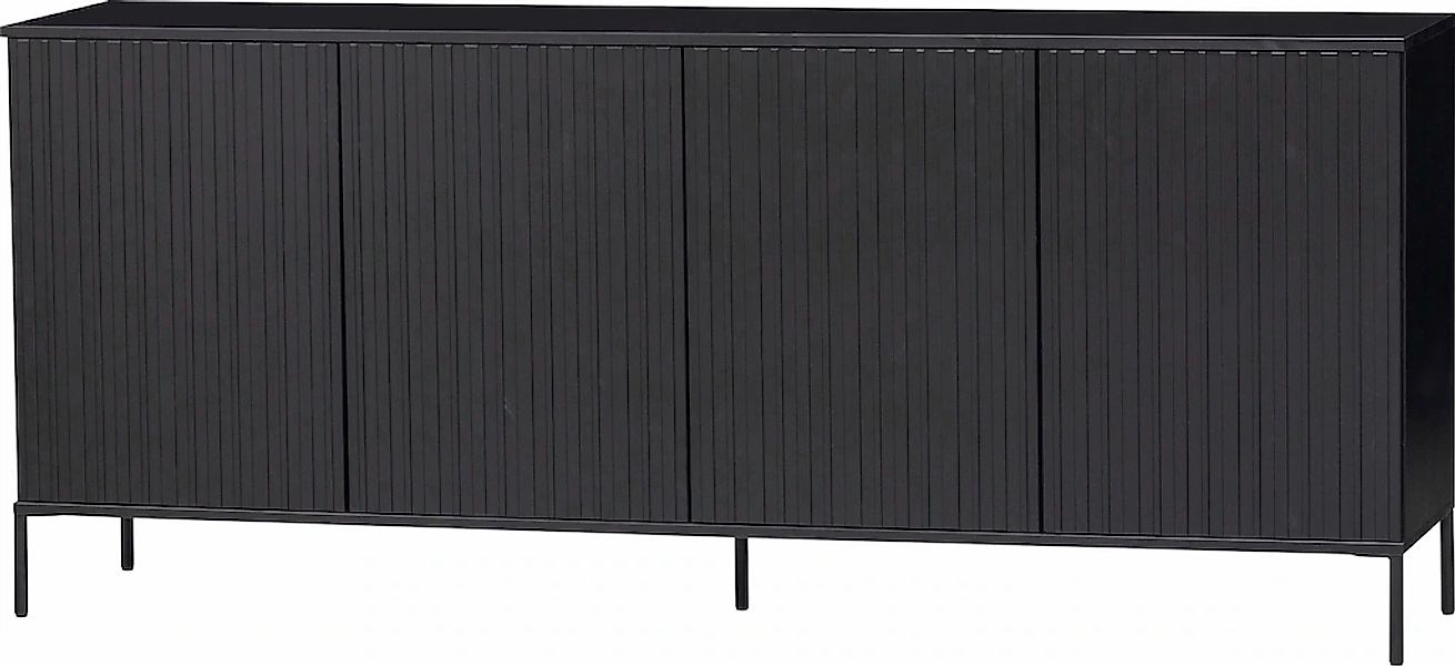 WOOOD Sideboard "New Gravure" Kommode mit grafischen Relieftüren, H 85 cm x günstig online kaufen