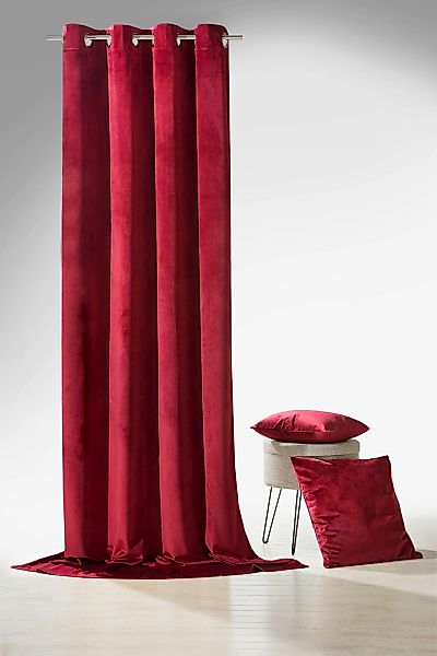 Weckbrodt Vorhang "Valentin" Ösen 1 Stk. tlg. Velour, Samt-Optik, blickdich günstig online kaufen