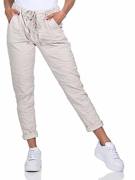 OriginalYou Schlupfhose Sommerhose Damen Chinohose moderner Knitterlook, el günstig online kaufen