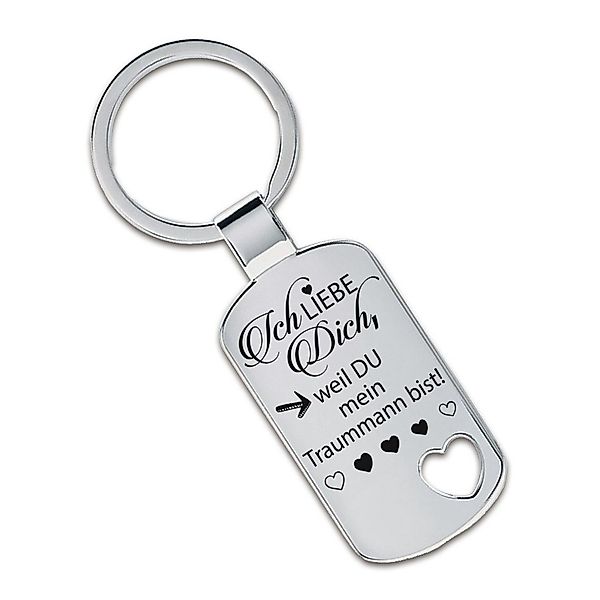 Lieblingsmensch Schlüsselanhänger Ich liebe Dich, weil günstig online kaufen