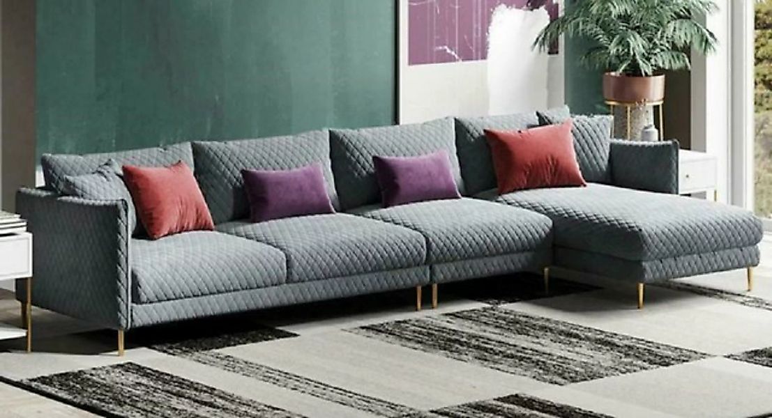 JVmoebel Ecksofa, Textil Modern Relax Sitz Luxus Möbel Wohnlandschaft Eckso günstig online kaufen